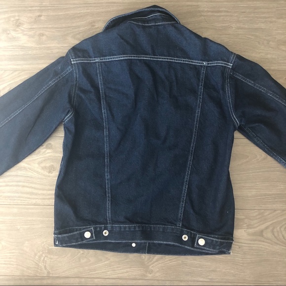 Topshop Moto indigo denim jacket - Picture 4 of 4